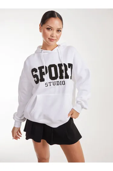 Sport Studio Textured Hoodie