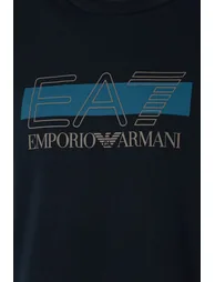 Crew Neck T-Shirt Sky Captain - 2