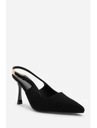 Rexina Pointed Toe Stiletto Heels with Adjustable Slingback Strap - 4