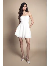Floral Mini Prom Dress