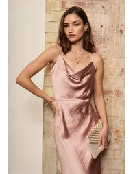 TFNC Letty Dusky Pink Maxi Dress - 3