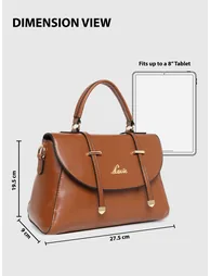 Beech Flap Satchel Bag - 6