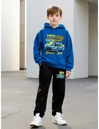 Teens Racing Car Hoodie and Joggers Set