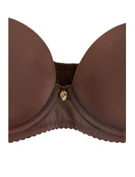 Brown Accessory Detailed Micro Super Push up T-Shirt Bra - 2