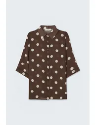 Polka Dot Patterned Shirt - 2