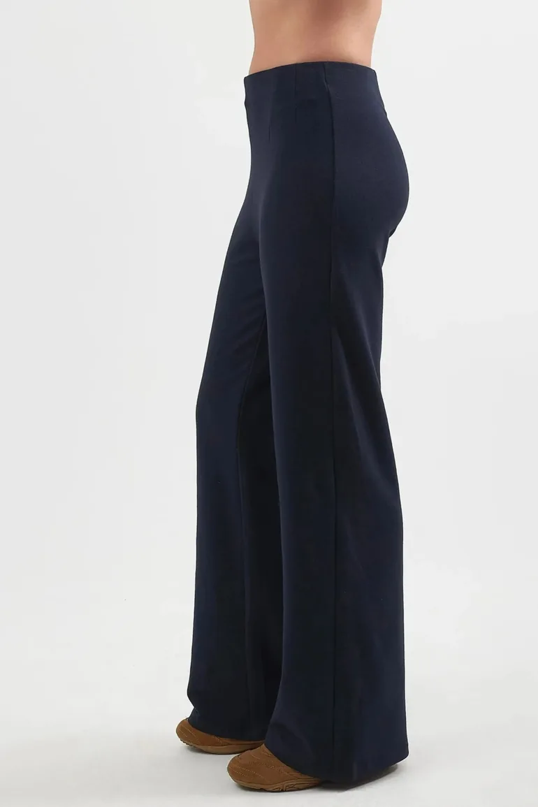 BUSEM High Waist Pull-On Straight Leg Pants - 3