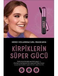 Flormar Hero Volume & Curl Mascara - 6