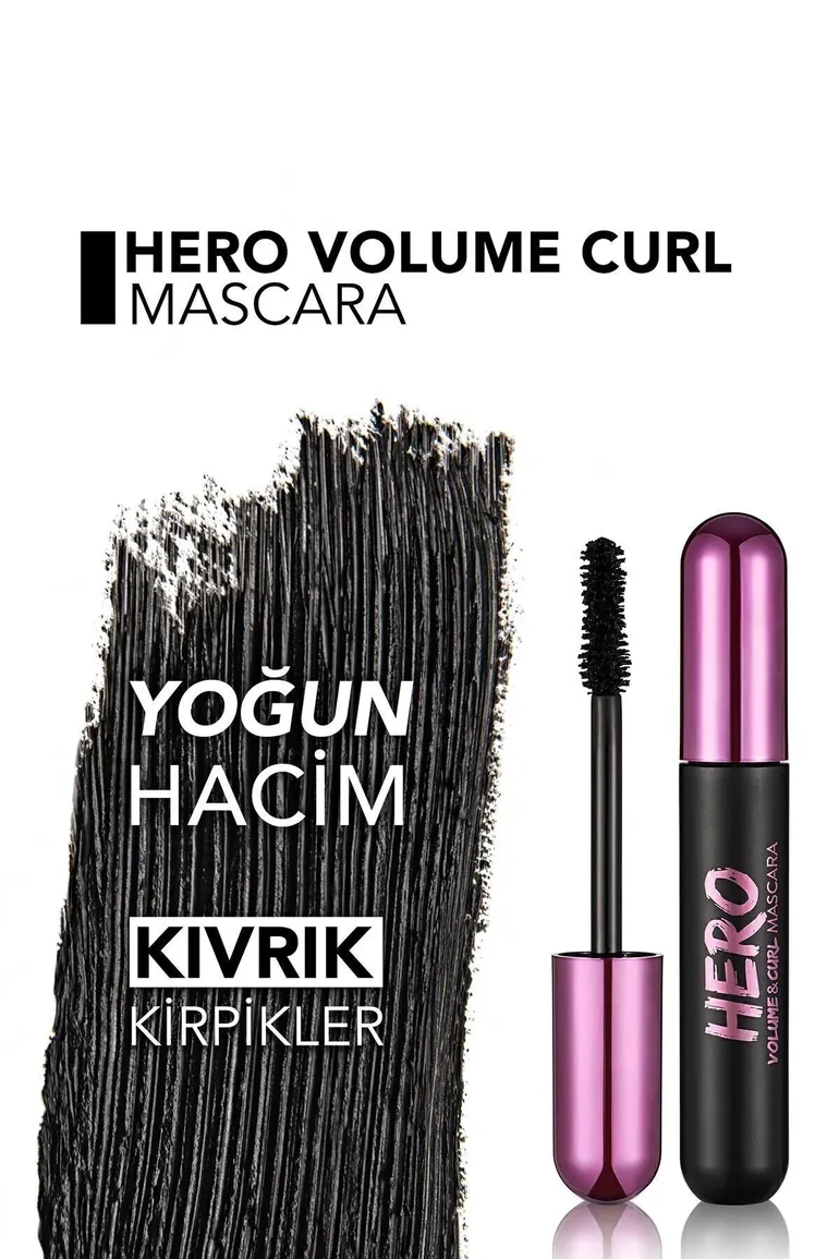 Flormar Hero Volume & Curl Mascara - 4