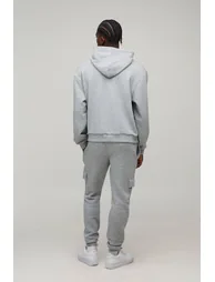 Basic Skinny Fit Cargo Jogger - grey marl - 1