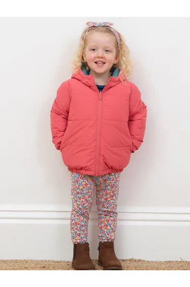 Pixie petals reversible cocoon coat