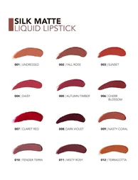 Flormar Silk Matte Liquid Lipstick 005 Autumn Timber - 6