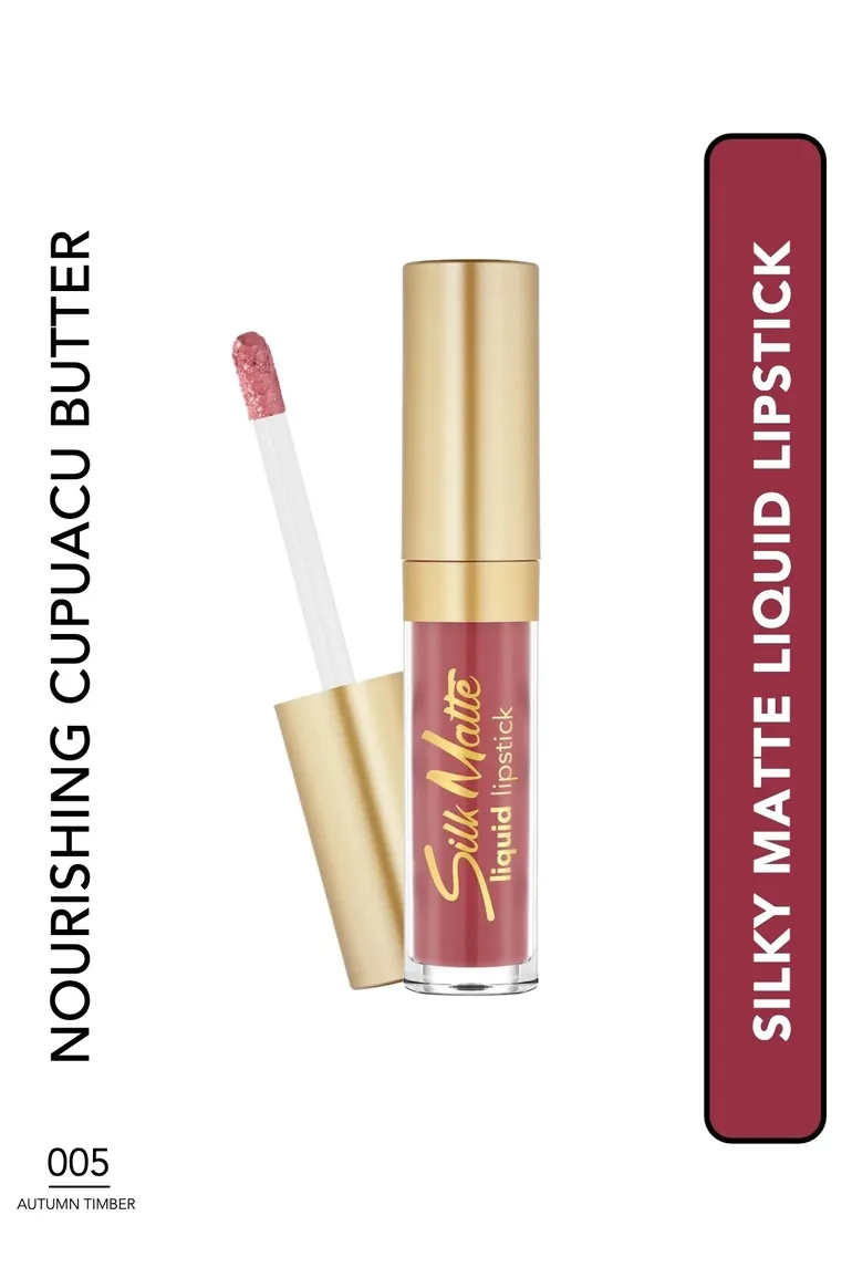 Flormar Silk Matte Liquid Lipstick 005 Autumn Timber - 1