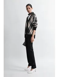 BAKLAVA-PATTERNED CARDIGAN - 1