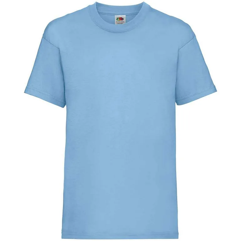 Fruit of the Loom Childrens/Kids Value T-Shirt - Sky Blue