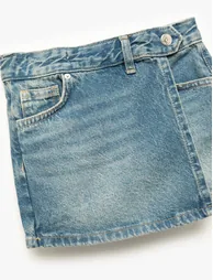 Denim Skort - 2