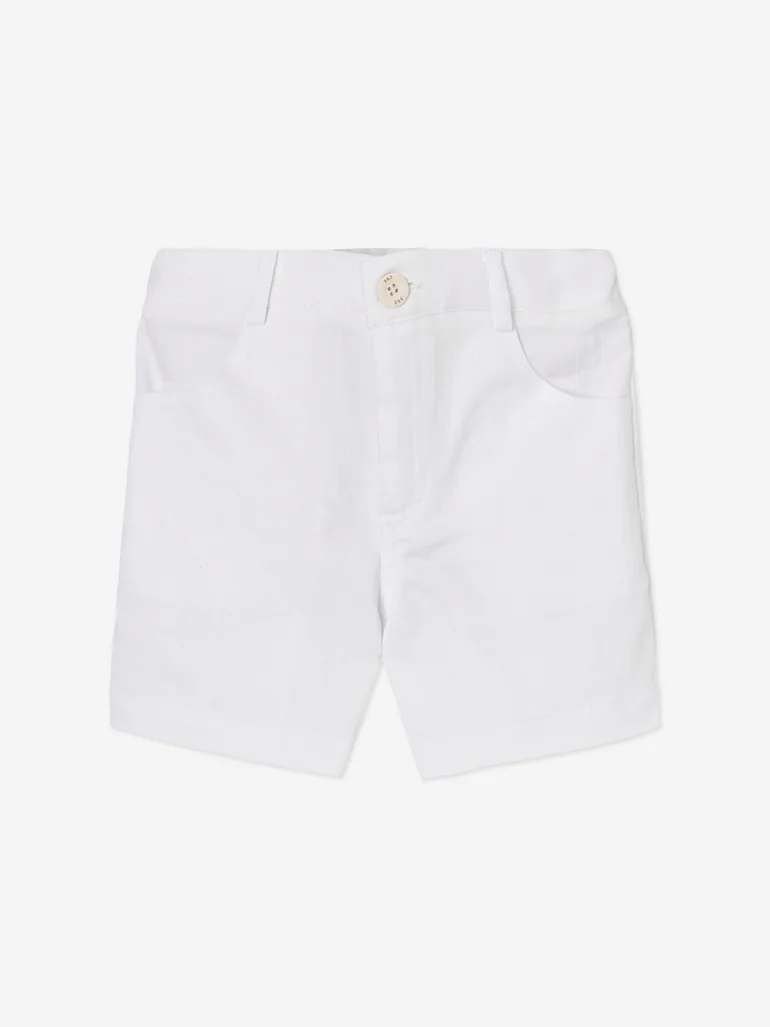 Paz Rodriguez Baby Boys Cotton Short Set in Yellow - 3