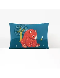 Orsi Bear Print Cotton Pillowcase - 2