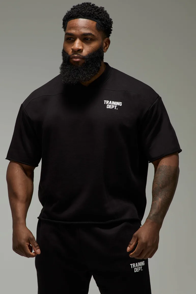 Training Dept Oversized Loopback Pump Cover - black