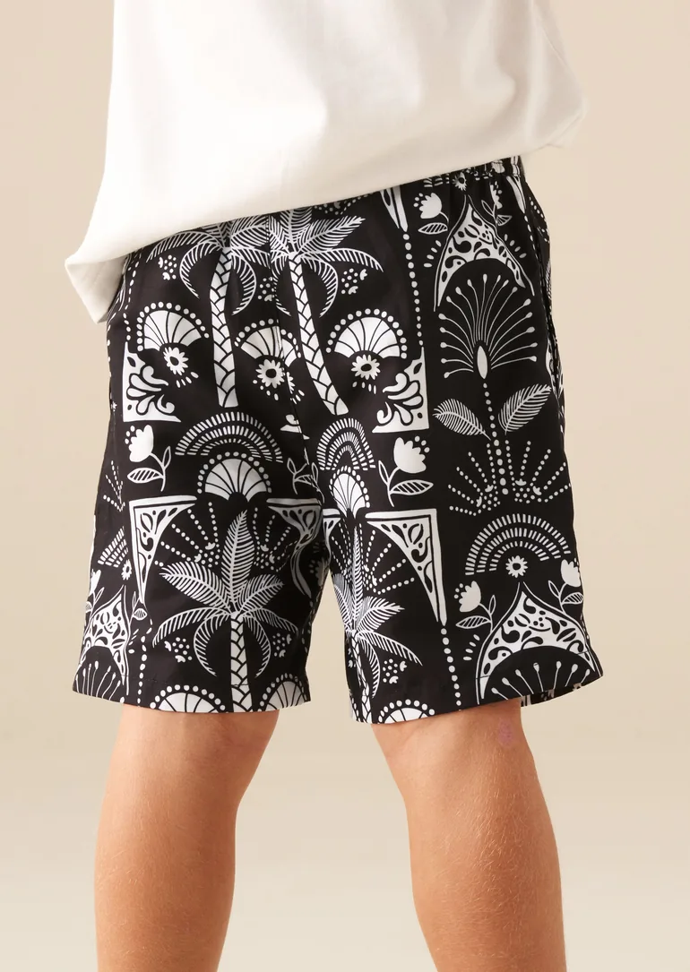 Sandy Print Swim Short - 1