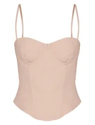 Sand Peachskin Corset - 4