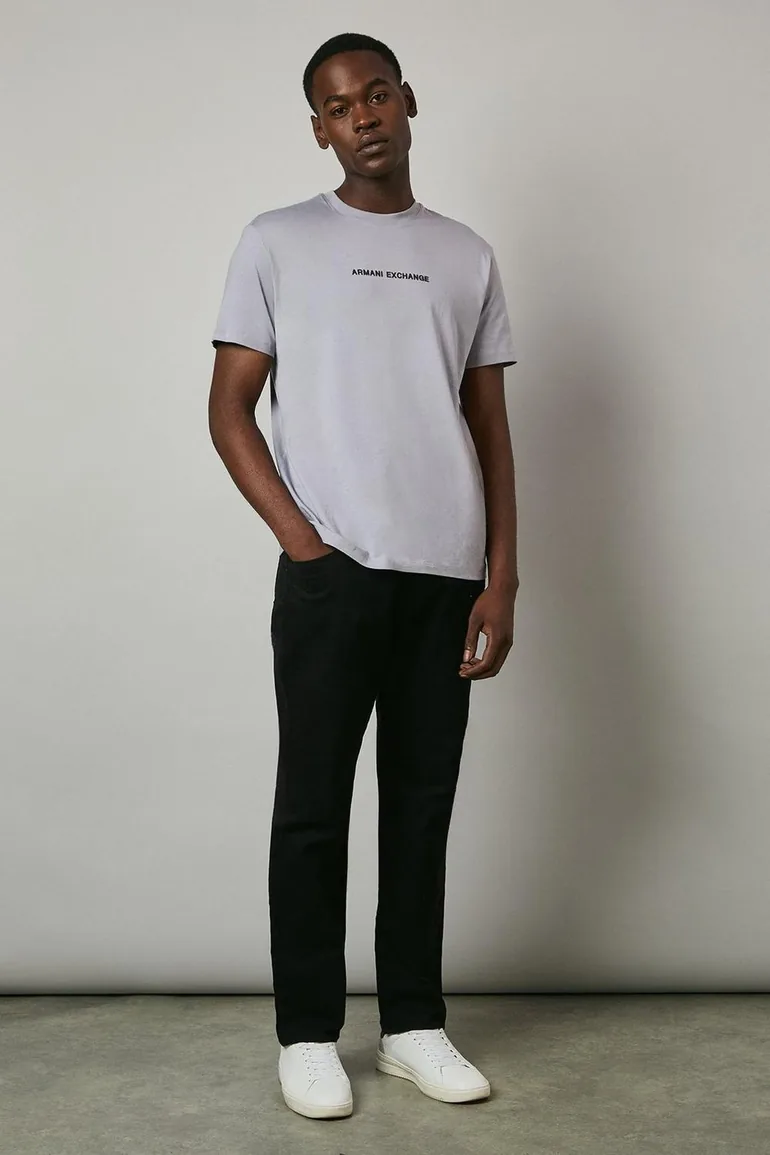 Ax T-Shirt Regular Lilac Gray