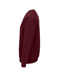 SOLS Unisex Adult Space Organic Raglan Sweatshirt - Burgundy - 2