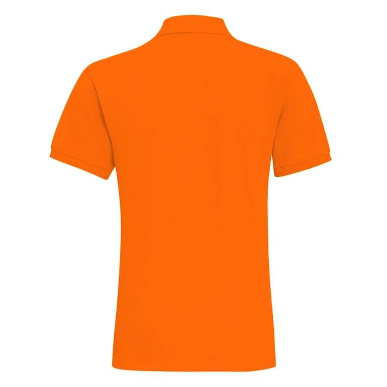 Asquith & Fox Mens Plain Short Sleeve Polo Shirt - Orange - 1