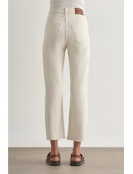 Mizalle Slim Cut Cutaway Mom Fit Denim Trousers - 4