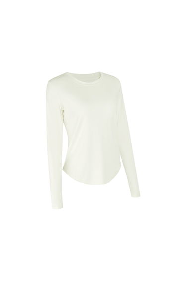 Women's Lightweight Long Sleeve Sports Tee | Yoga Cover-Up Top product thumbnail 2