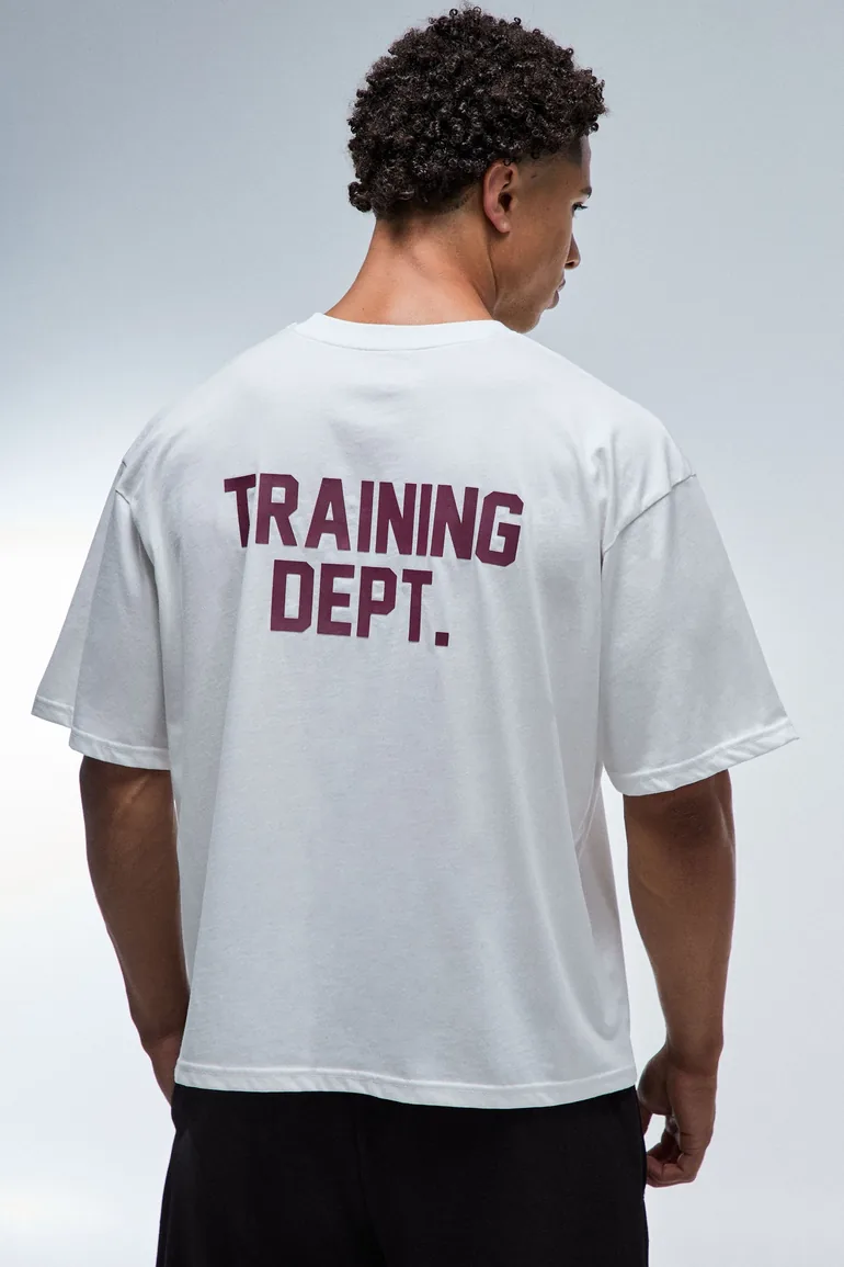 Training Dept Oversized T-Shirt - ecru - 2