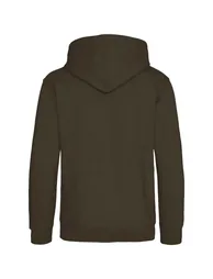 Awdis Childrens/Kids Heather Hoodie - Olive Green - 1