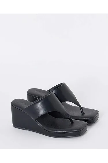 Wedged Toe Post Sandals Extra Wide Fit