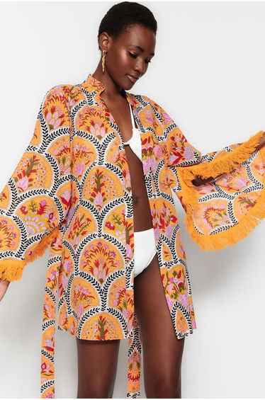 Kimono & Caftan - Multi-color - Oversize product thumbnail 2
