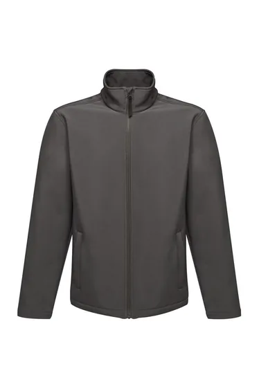 Regatta Reid Mens Softshell Wind Resistant Water Repellent Jacket - Seal Grey