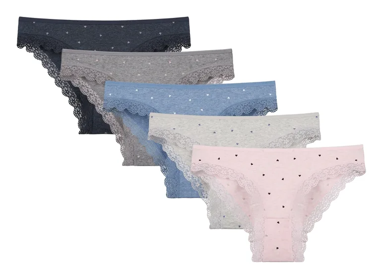 5-Pack Donella Women's Panties - Cotton