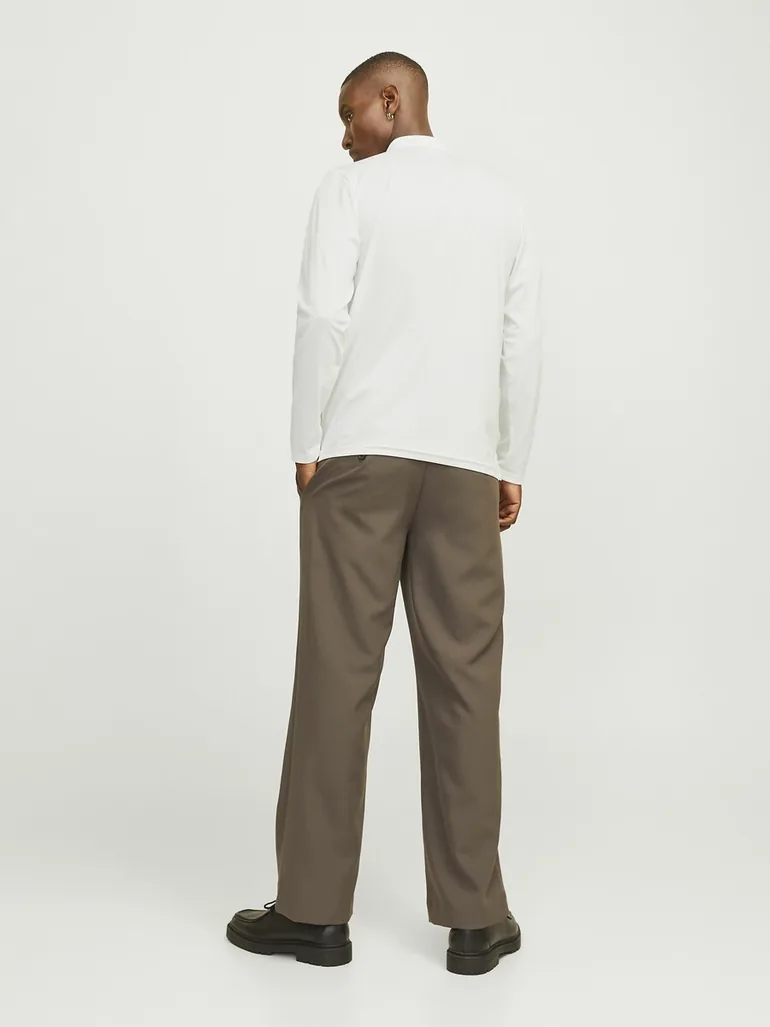 Regular Fit Polo Shirt with Long Sleeves - 3
