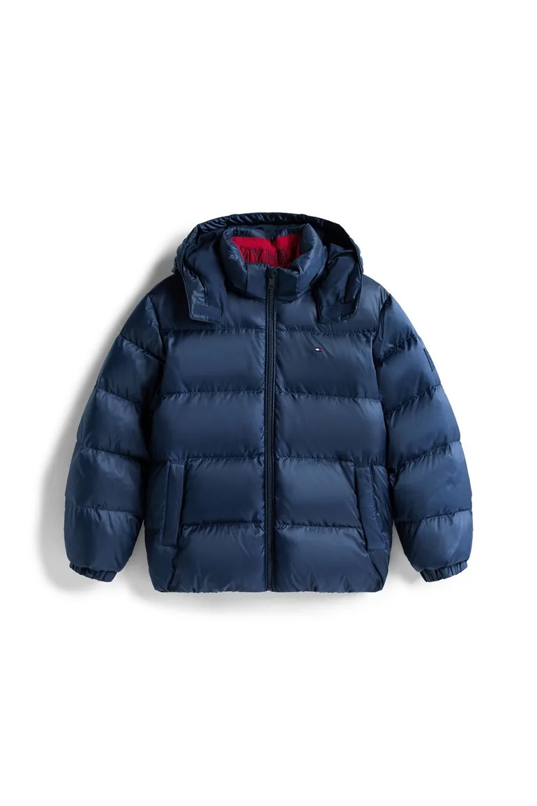 Essential Down Jacket Blue - 3