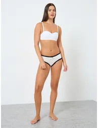 Pack of 4 - Cotton Polka Dot Print Hipster Brief
