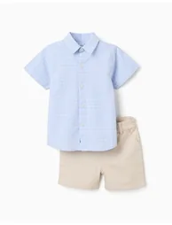 SET SHIRT SHORT LIGHT BEIGE
