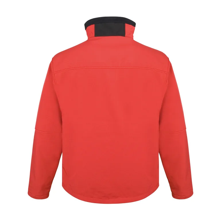Result Mens Softshell Activity Waterproof Windproof Jacket - Red/Black - 1