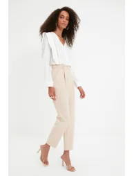 Pants - Beige - Carrot pants - 5