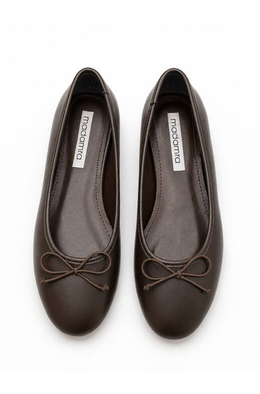 Bow Detailed Casual Ballerina Shoes – Soft Insole Flat Sole Ballerina Shoes product thumbnail 2