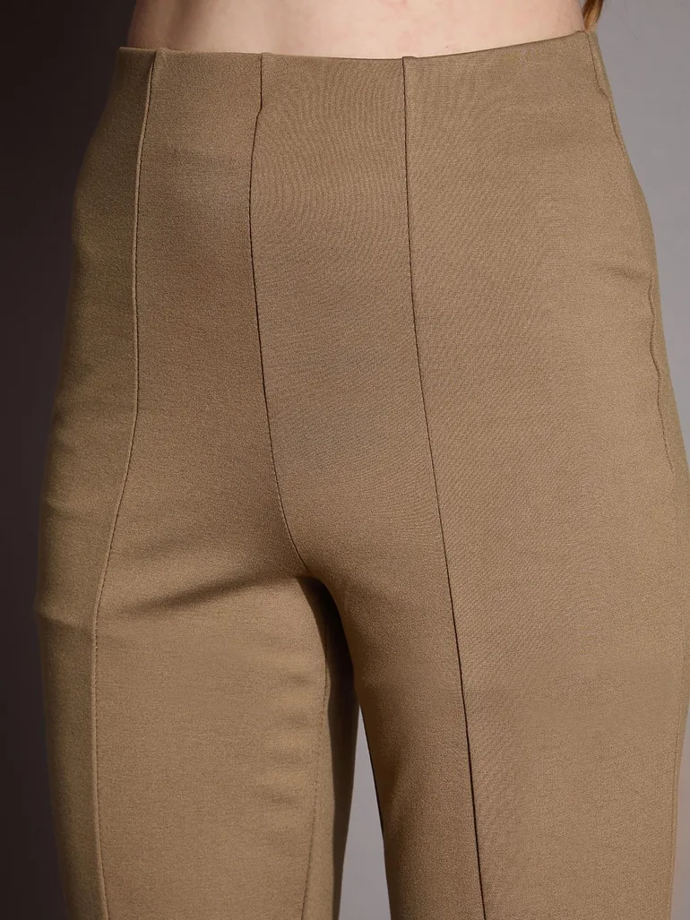 High Rise Bootcut Flared Trousers - 4