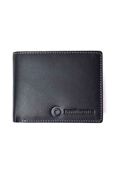 Lambretta Logo Leather Wallet - Black product thumbnail 2