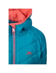 Trespass Childrens/Kids Valard Quilted Jacket - Light Teal - 2