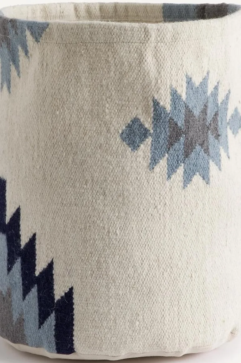 Maya Kilim Laundry Basket - 1