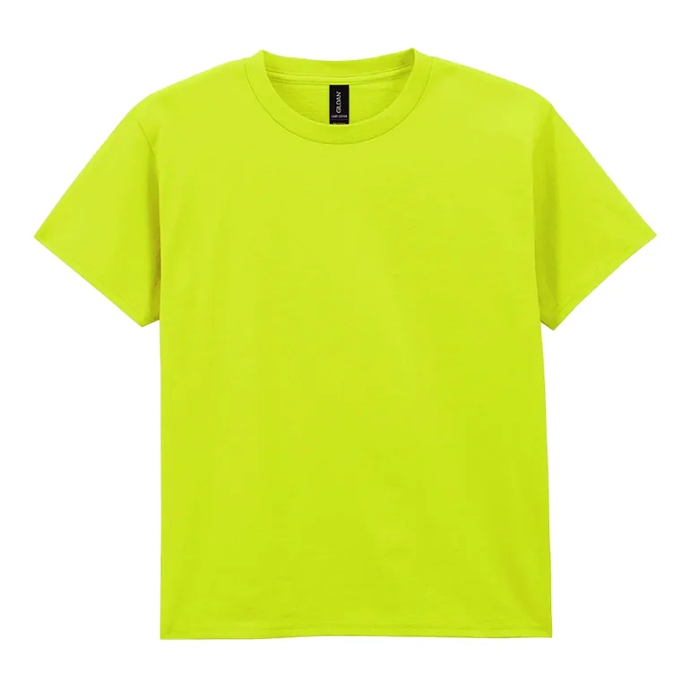 Gildan Childrens/Kids Plain Lightweight T-Shirt - Safety Green - 2