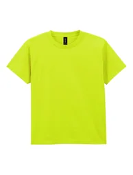 Gildan Childrens/Kids Plain Lightweight T-Shirt - Safety Green - 2