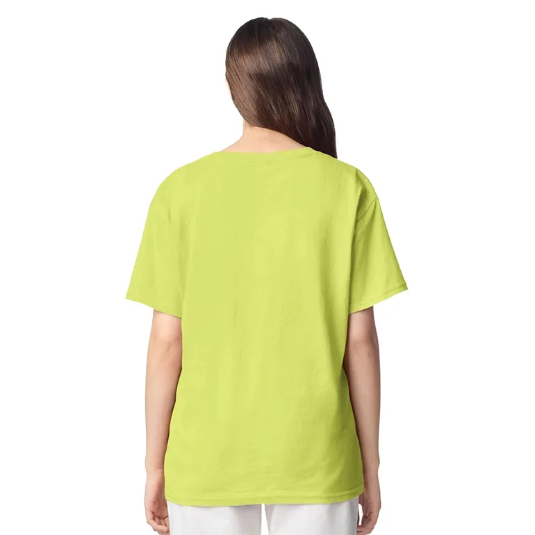 Gildan Childrens/Kids Plain Lightweight T-Shirt - Safety Green - 1