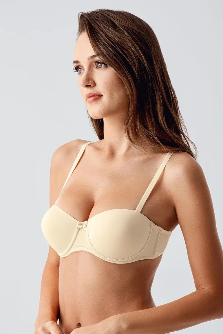 Padded Strapless Bra - 3
